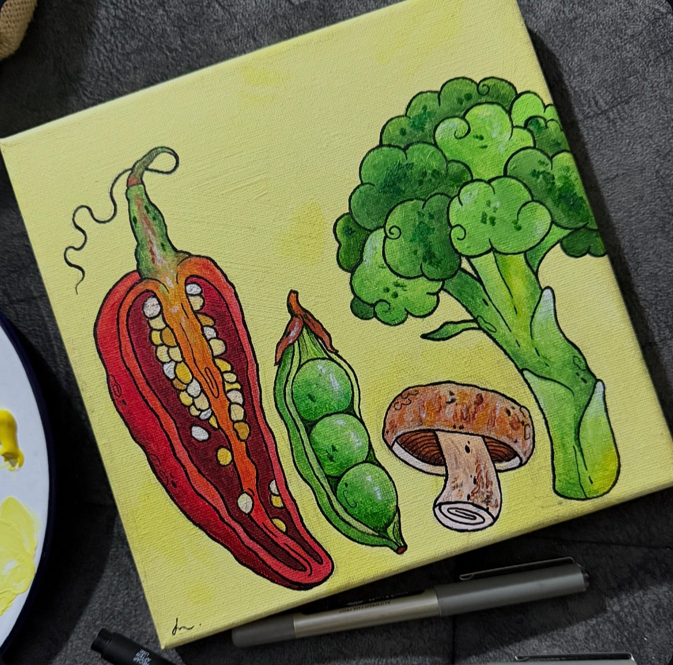 Vegetable Family 2 - Original Painting